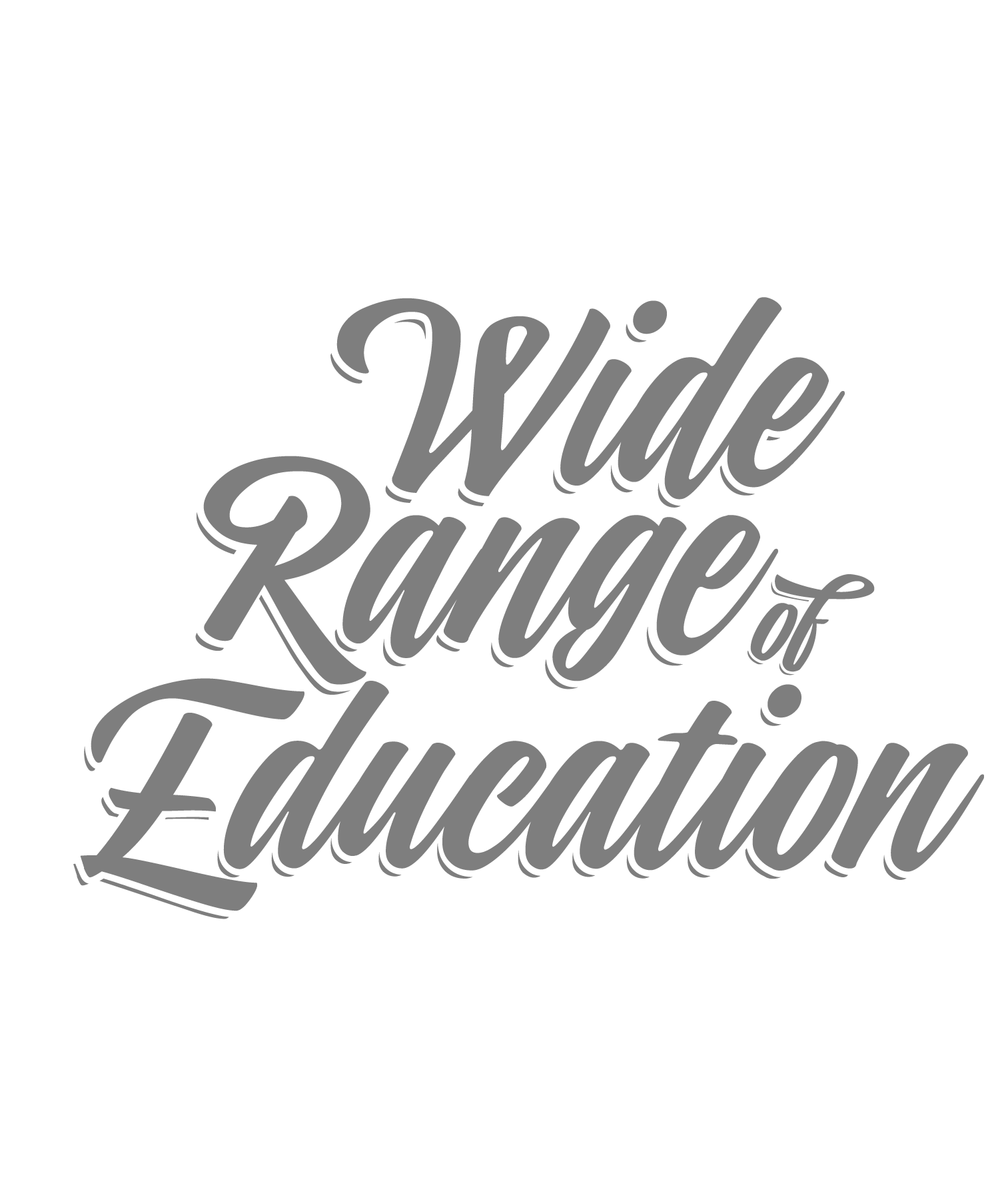 Wide Range of Education