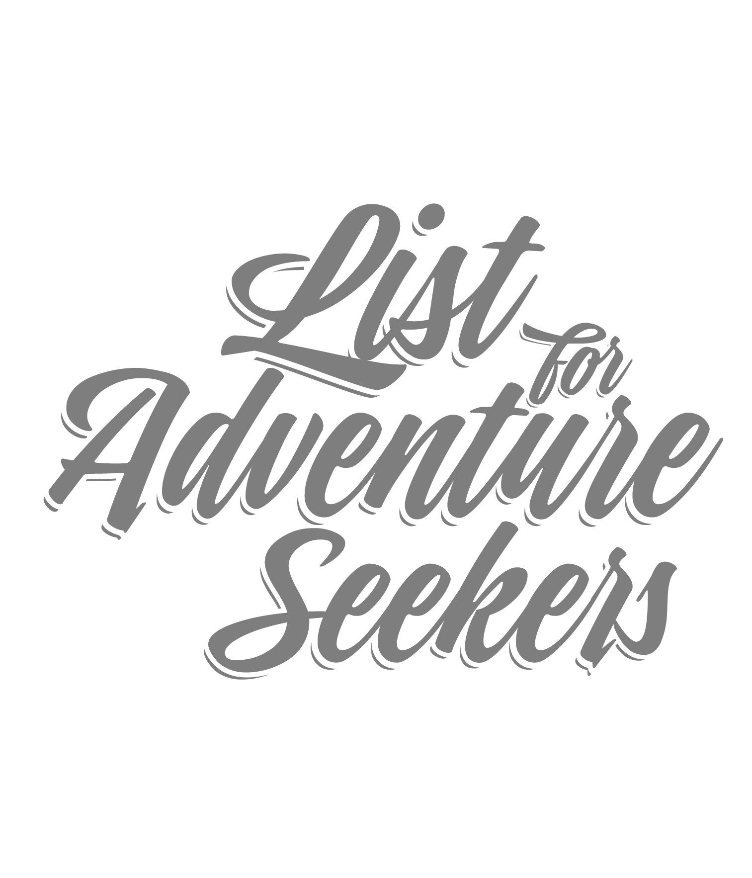 List for Adventure Seekers