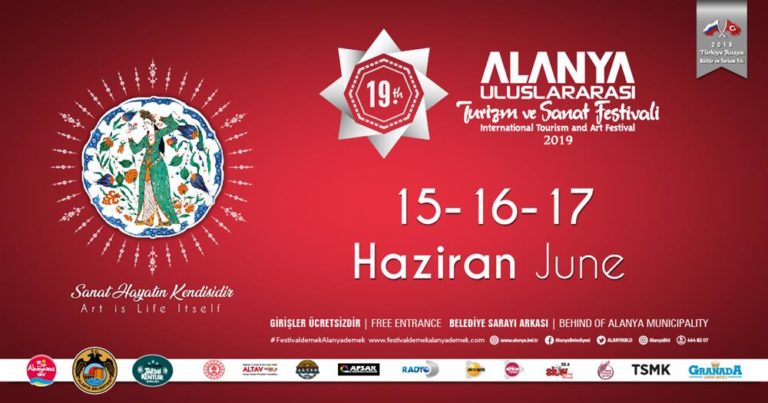 19TH ALANYA INTERNATIONAL TOURISM AND ART FESTIVAL BEGINS ON JUNE 15TH