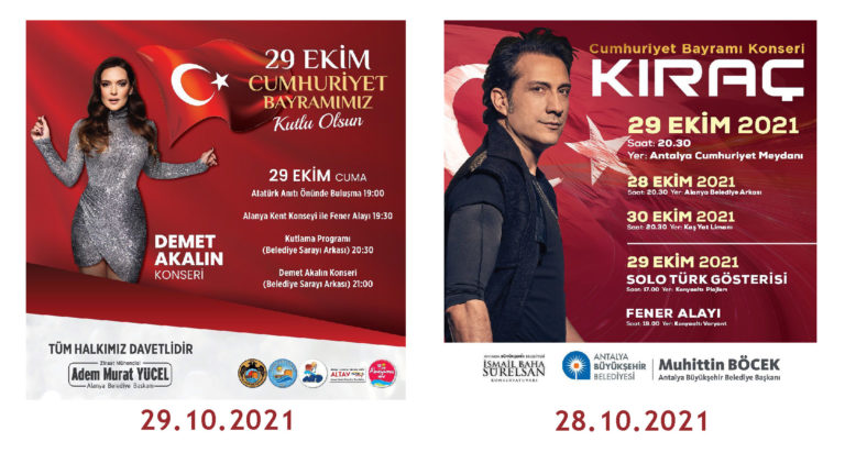 29 Ekim Cumhuriyet Bayramı Konserleri