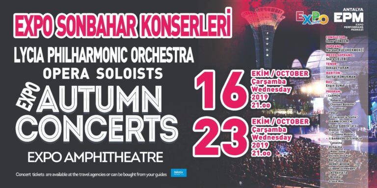 Expo Autumn Concerts are starting.