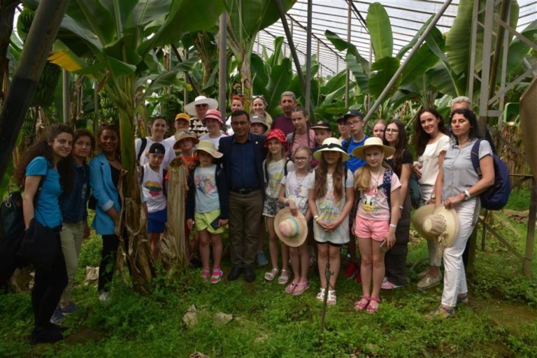 CHILDREN FROM SISTER CITIES HAD A FINDING TOUR WITH ALANYA TROPICAL FRUITS