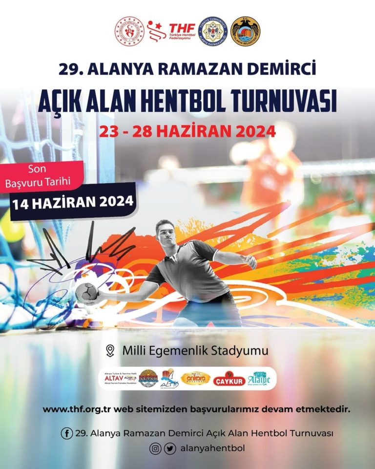 29th Alanya Ramazan Demirci Open Field Handball Tournament